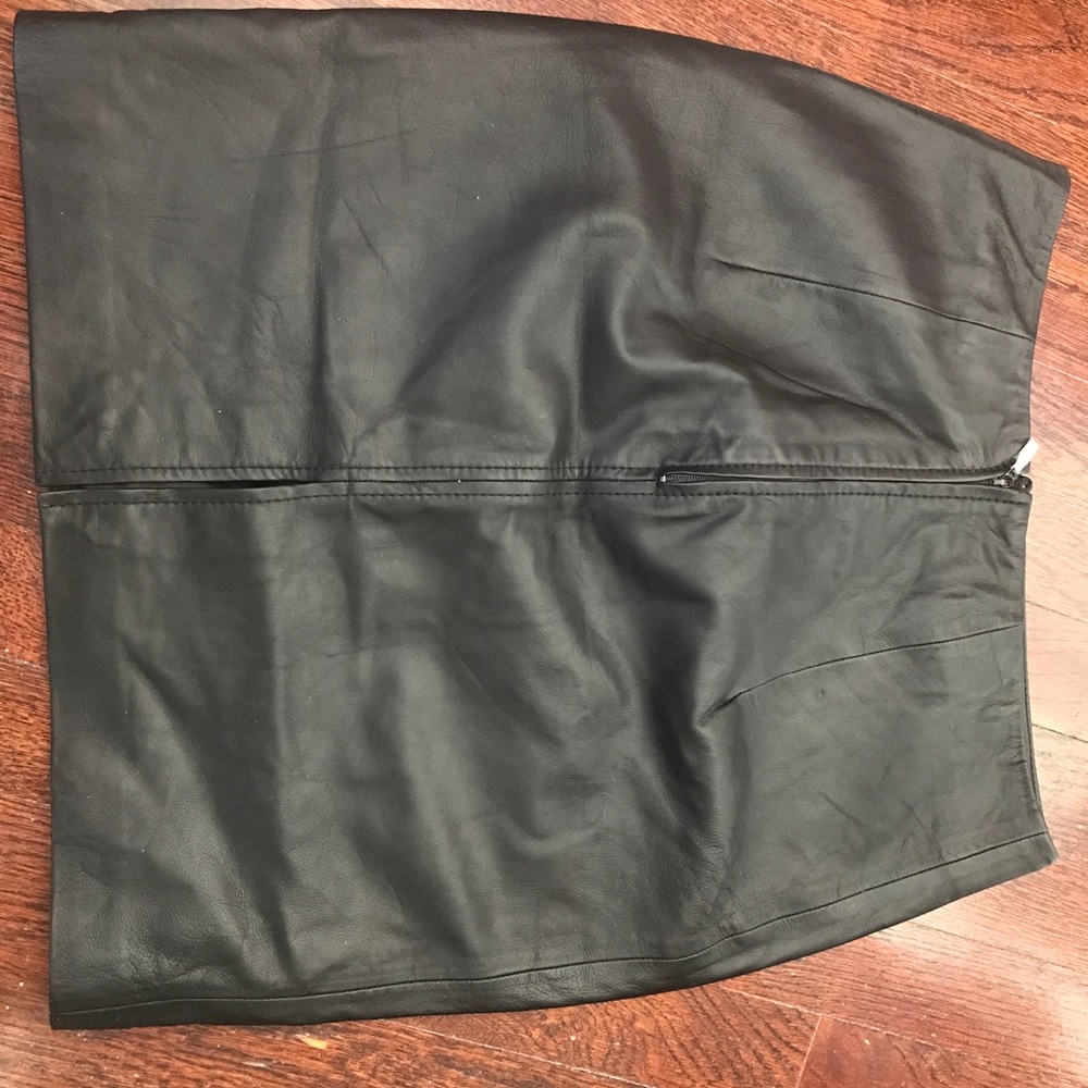 H&M Genuine Leather Skirt - Picture 3 of 7